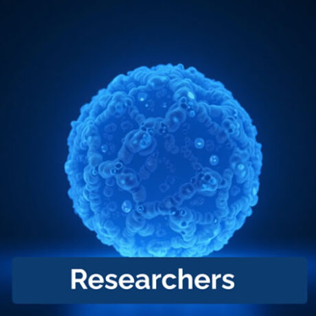 Blue molecular structure representing peptide research for scientists - OnlyPeptide