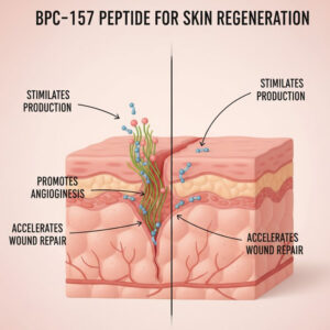 BPC-157 peptide benefits for skin regeneration by Only Peptide