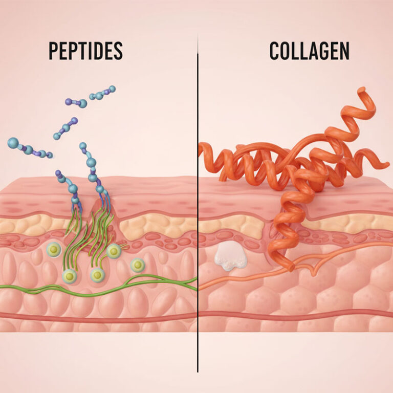 Peptides vs Collagen for Skin — rejuvenation and firmness by Only Peptide