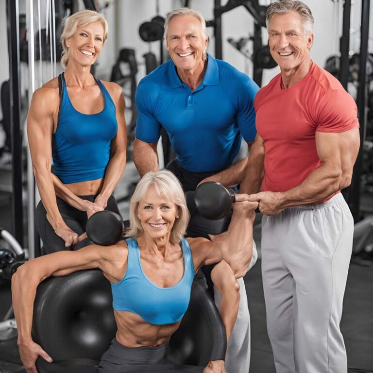 Follistatin and Tesamorelin peptide body transformation illustration